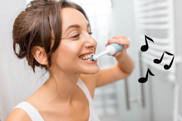 how to make a vibrating toothbrush quieter: musical makeover